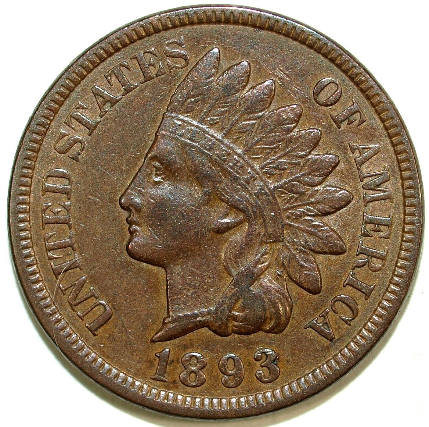 1893 Indian Head Circulated Cent ☆☆ Great Set Filler ☆☆ 104