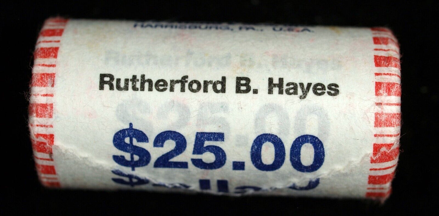 2011 Rutherford B. Hayes Presidential $25 US Dollar Roll ☆☆ Unopened ☆☆ 514