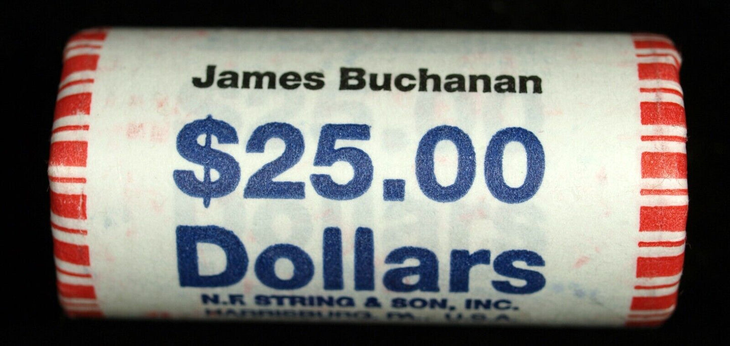 2010 James Buchanan Presidential $25 US Dollar Roll ☆☆ Unopened ☆☆ 517