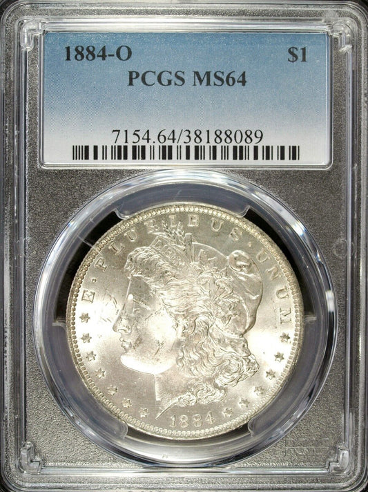 1884 O PCGS MS 64 Morgan Silver Dollar ☆☆ UnCirculated ☆☆ Great Set Filler 089