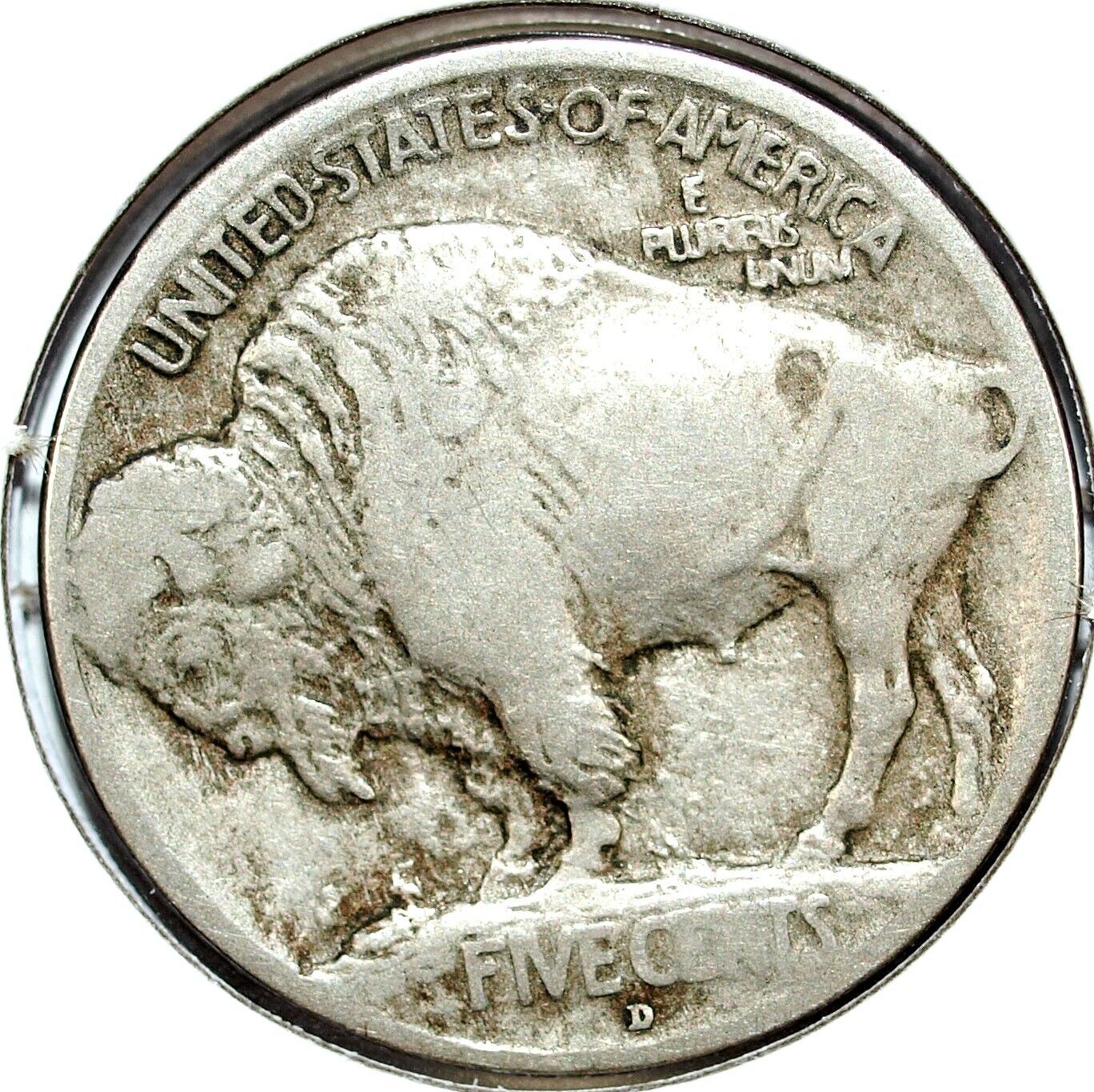 1913 D Type 1 Buffalo Nickel ☆☆ Circulated ☆☆ Great Set Filler 102