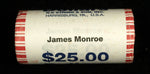 2008 James Monroe Presidential $25 US Dollar Roll ☆☆ Unopened ☆☆ 501