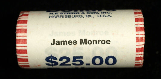 2008 James Monroe Presidential $25 US Dollar Roll ☆☆ Unopened ☆☆ 501