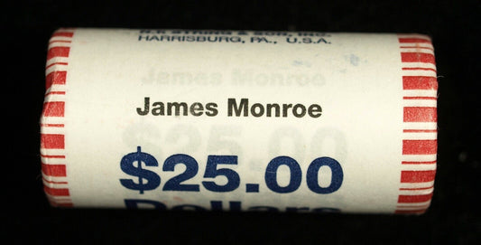 2008 James Monroe Presidential $25 US Dollar Roll ☆☆ Unopened ☆☆ 505