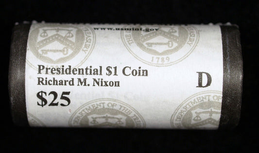 2016 D Richard M. Nixon Presidential $25 US Mint Dollar Roll ☆☆ Unopened ☆☆ 305