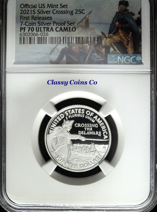 2021 S NGC Proof 70 UCAM .999 Silver Washington ATB Quarter ☆☆ First Release