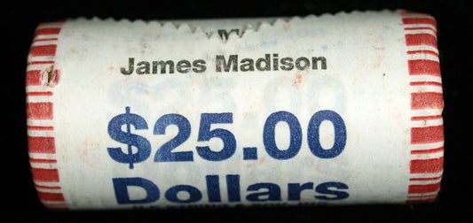 2007 James Madison Presidential $25 US Dollar Roll ☆☆ Unopened ☆☆ 519