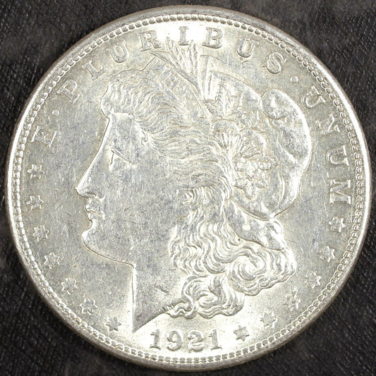 1921 S Morgan Silver Dollar ☆☆ Almost UnCirculated ☆☆ Great Set Filler 428