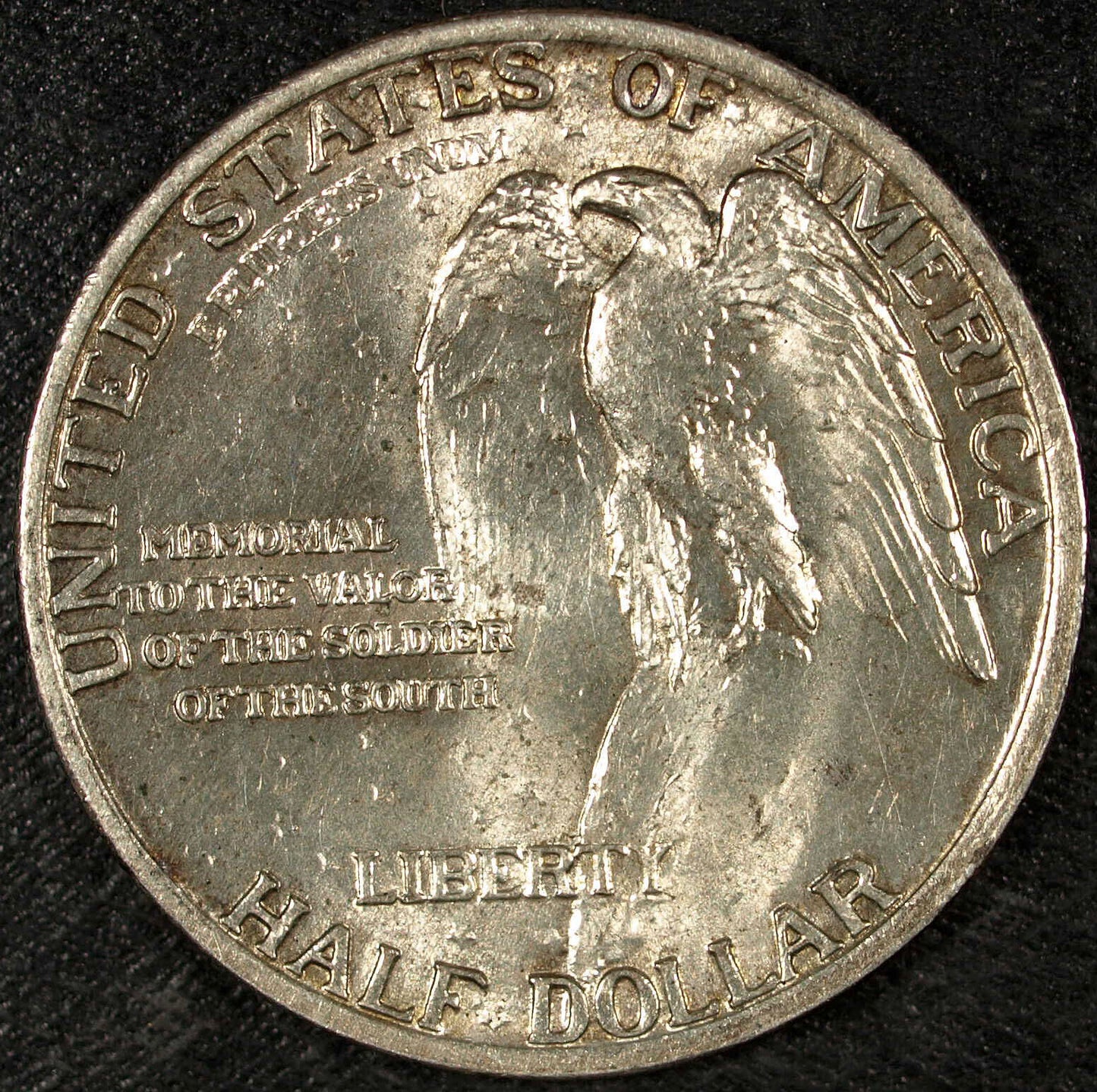 1925 Stone Mountain Commemorative Silver Half Dollar ☆☆ Toned Uncirculated 409