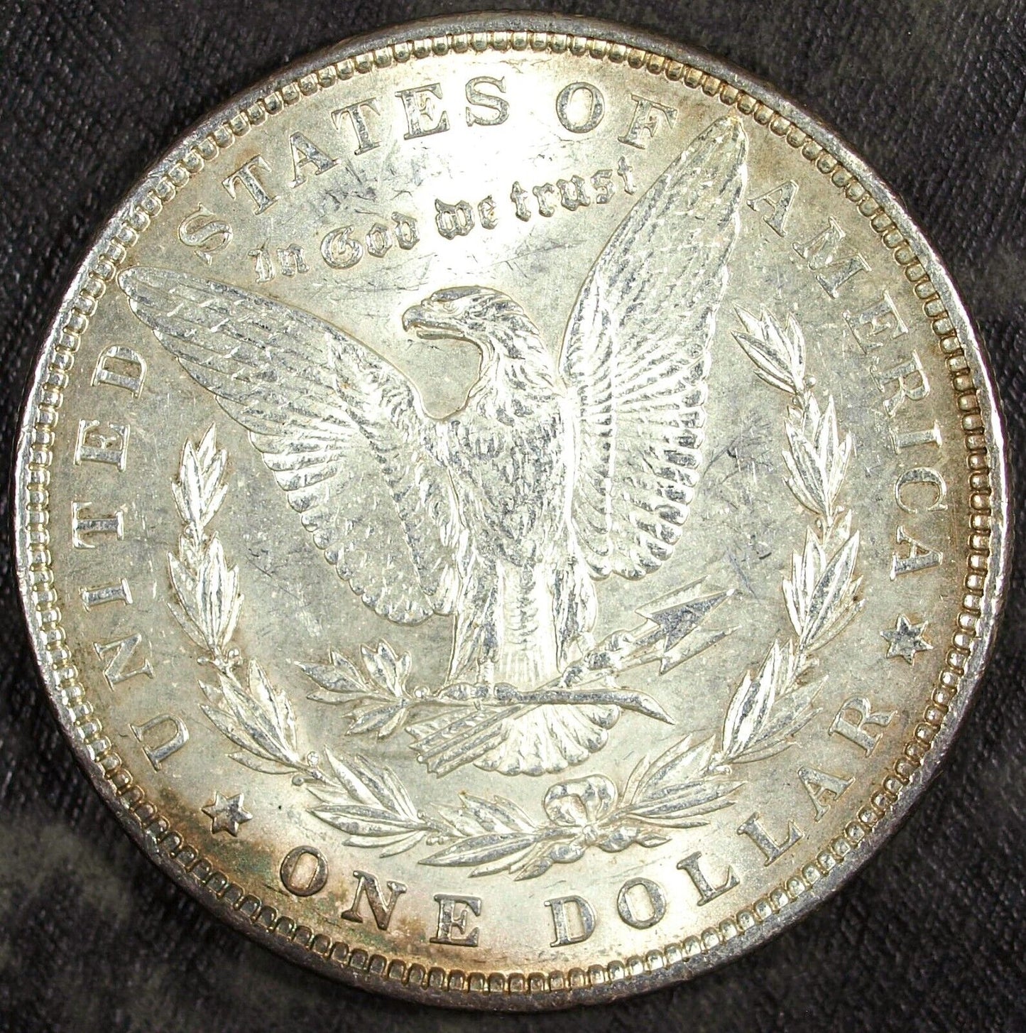 1896 P Morgan Silver Dollar ☆☆ Uncirculated Obverse Toned ☆☆ Great For Sets 201