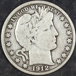 1912 S Barber Silver Half Dollar ☆☆ Circulated ☆☆ Great For Sets 410