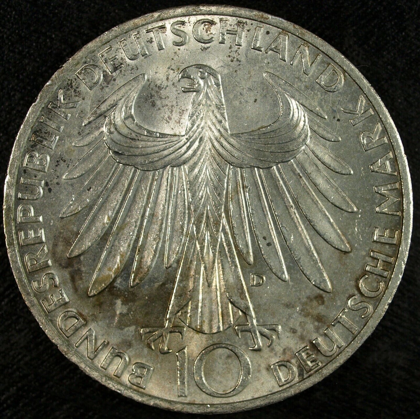 1972 Olympic "D" Silver German 10 Deutsche Mark  ☆☆ Great For Sets ☆☆ 101
