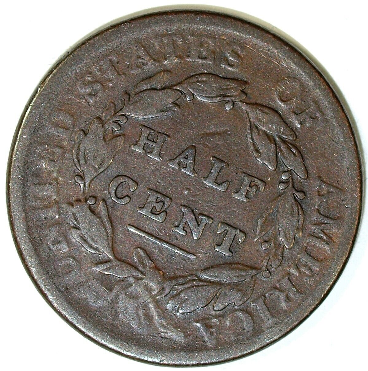 1809 Half Cent ☆☆ Rotated Reverse Die ☆☆ Great Set Filler 100