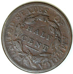 1809 Half Cent ☆☆ Rotated Reverse Die ☆☆ Great Set Filler 100
