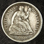 1860 O Seated Liberty Silver Half Dime ☆☆ Circulated ☆☆ Great For Sets 268