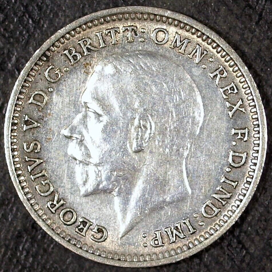 1928 Great Britain Silver Three Pence ☆☆ Circulated ☆☆ Great For Sets 101