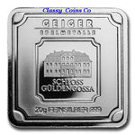 20 Gram Geiger Edelmatelle Silver Bar .999 Fine ☆☆ Loose bar