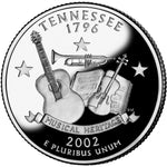 2002 S Tennessee Clad Proof State Quarter ☆☆ Great For Sets ☆☆ From Proof Set