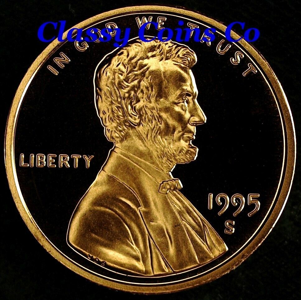 1995 S Proof Lincoln Cent ☆☆ Deep Mirrors ☆☆ Fresh From Proof Set ☆☆
