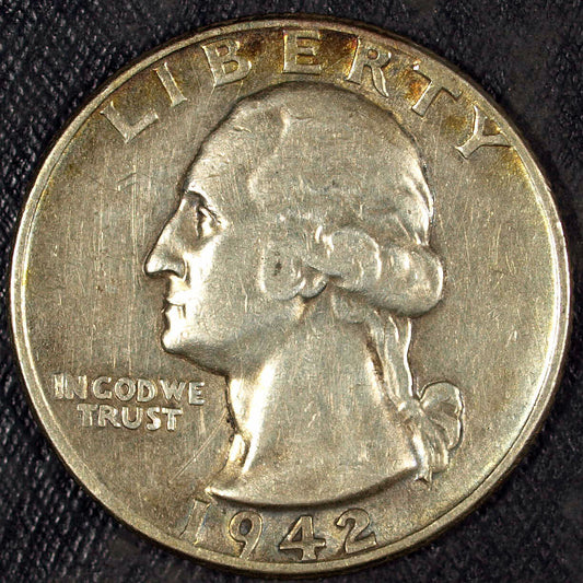 1942 P Washington Silver Quarter ☆☆ Circulated ☆☆ Great For Sets 313