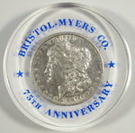 1887 O Morgan Silver Dollar ☆☆ Bristol Meyers 75th Anniversary Keepsake