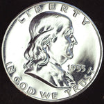 1955 Proof Franklin Silver Half Dollar ☆☆ Great Collectible ☆☆ 101