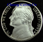 1993 S Proof Jefferson Nickel ☆☆ Deep Mirrors ☆☆ From Proof Set ☆☆