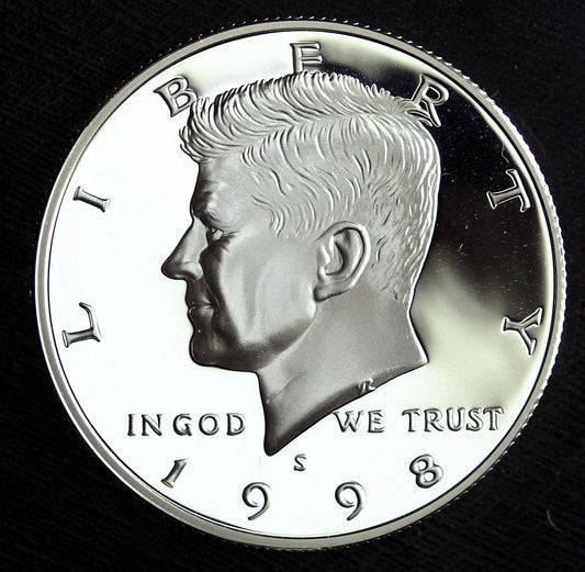 1998 S Clad Proof Kennedy Half Dollar ☆☆ Great For Sets ☆☆ From Proof Set