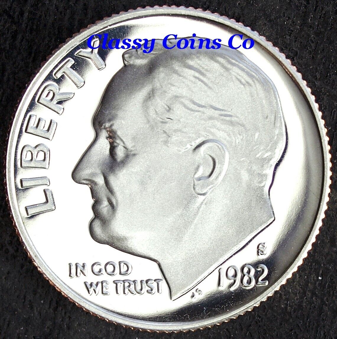 1982 S Clad Proof Roosevelt Dime ☆☆ Great Set Filler ☆☆ Great Collectible