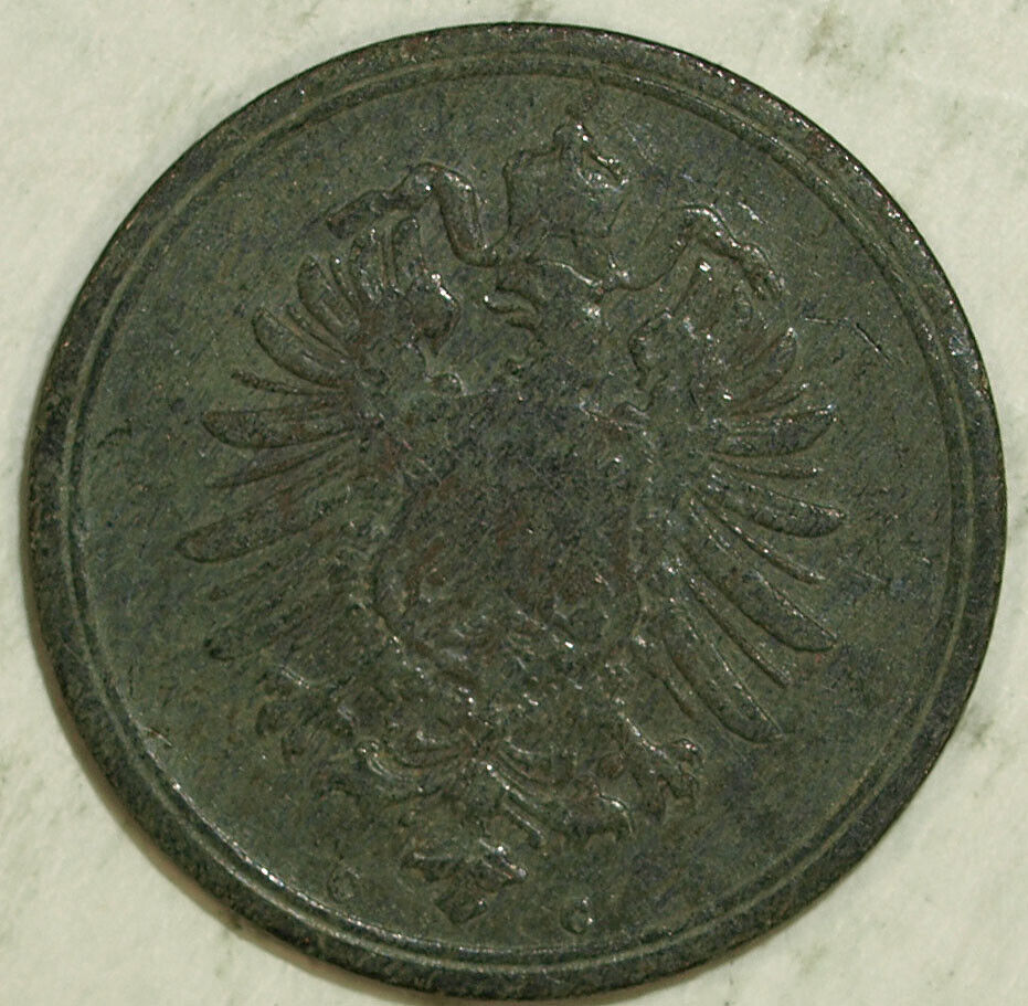 1876 C German 1 Pfennig ☆☆ Circulated ☆☆ Great for Sets 510