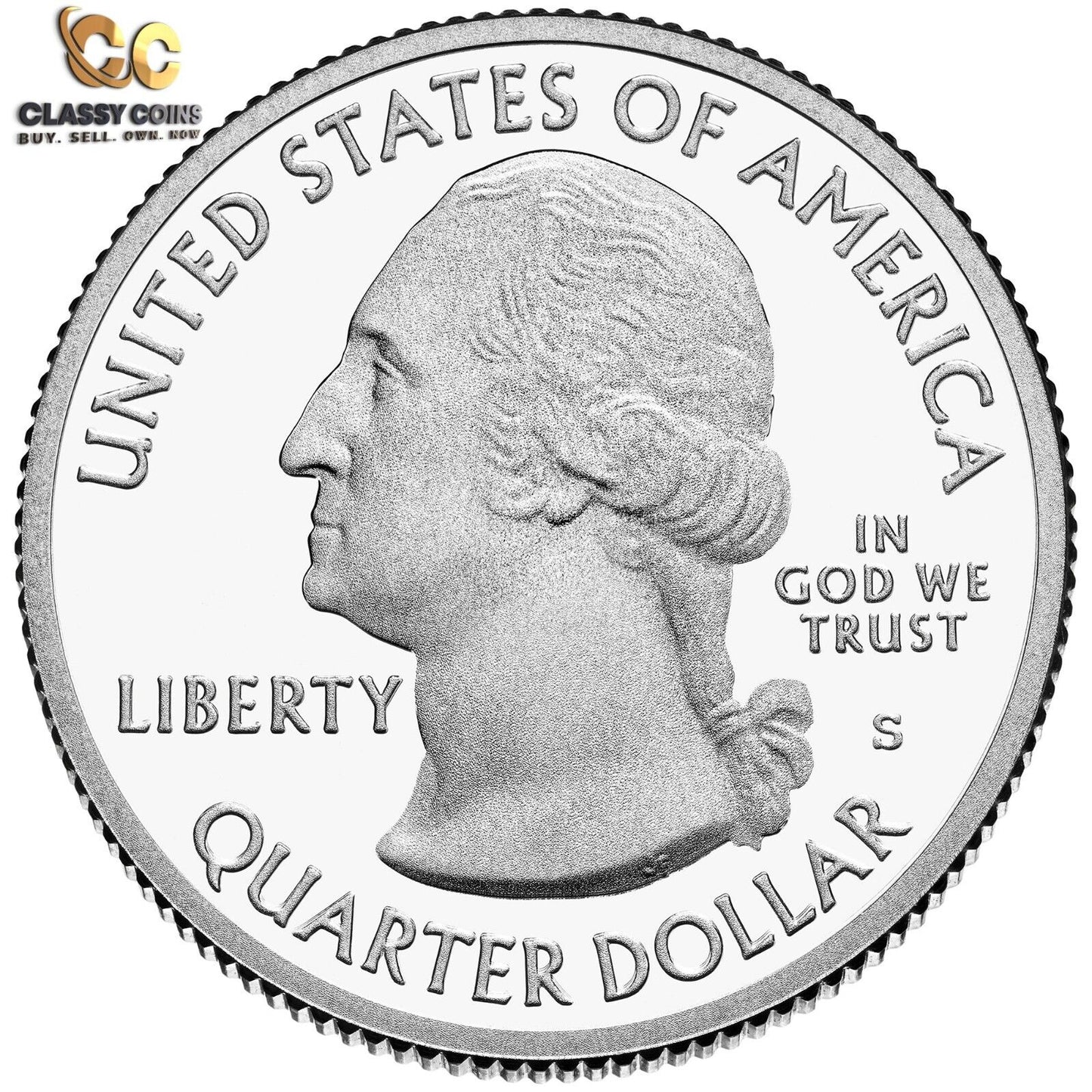 2020 S Proof Silver American Samoa ATB Quarter ☆☆ .999 Fine Silver