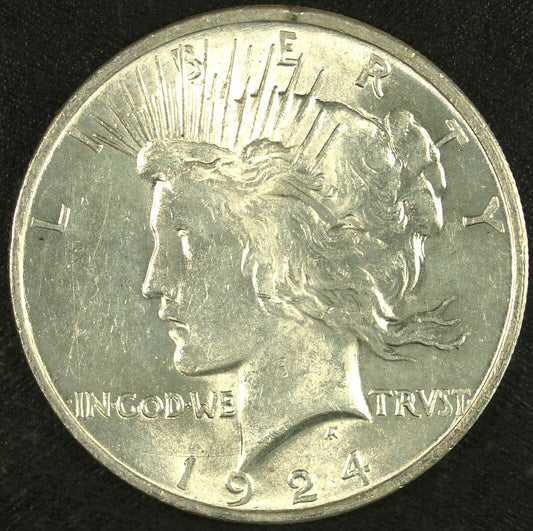 1924 P Peace Silver Dollar ☆☆ UnCirculated ☆☆ Great Set Filler 306