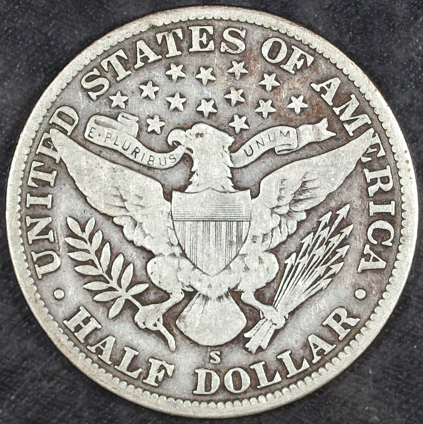 1912 S Barber Silver Half Dollar ☆☆ Circulated ☆☆ Great For Sets 410