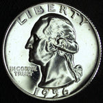 1956 Proof Washington Silver Quarter ☆ Great For Sets ☆ Fresh From Proof Set 205
