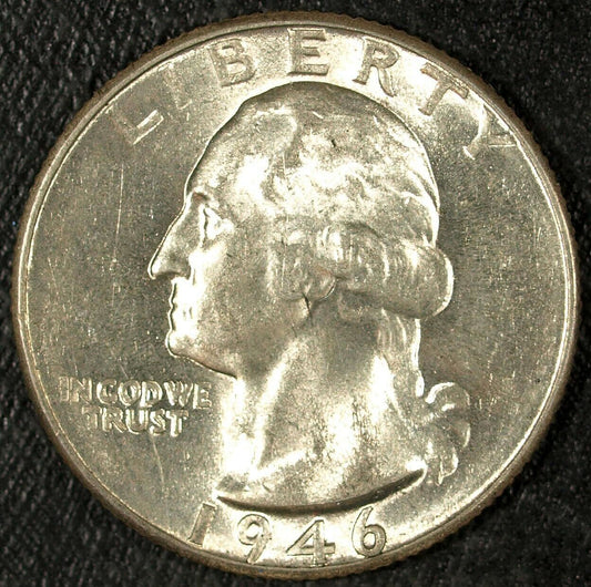 1946 D Washington Silver Quarter ☆☆ UnCirculated ☆☆ Great For Sets 214