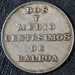 1940 República De Panama Dos Y Medio Centesimos De Balboa ☆☆ Circulated ☆☆ 402