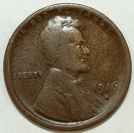 1916 S Lincoln Cent ☆☆ Circulated ☆☆ Great Set Filler 232