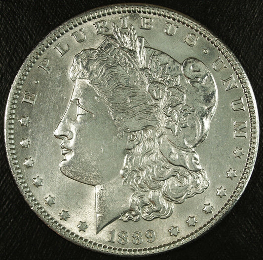 1889 P Morgan Silver Dollar ☆☆ Almost UnCirculated ☆☆ Great For Sets 201