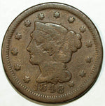 1848 Braided Hair Large Cent Piece ☆☆ Great Set Filler 400