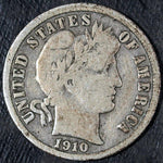 1910 S Barber Silver Dime ☆☆ Circulated ☆☆ Great Set Filler 310