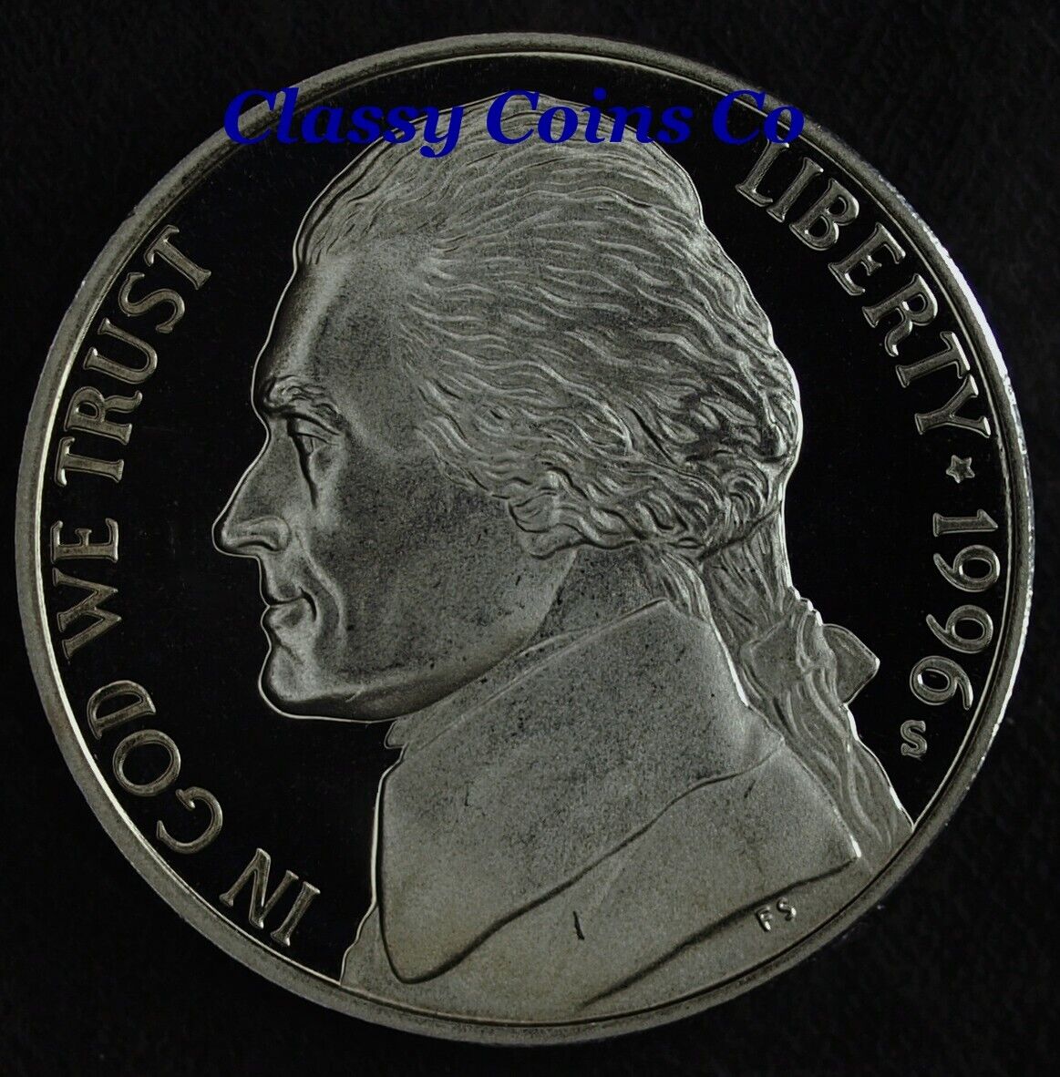1996 S Proof Jefferson Nickel ☆☆ Ultra Cameos ☆☆ Fresh From Proof Set ☆☆