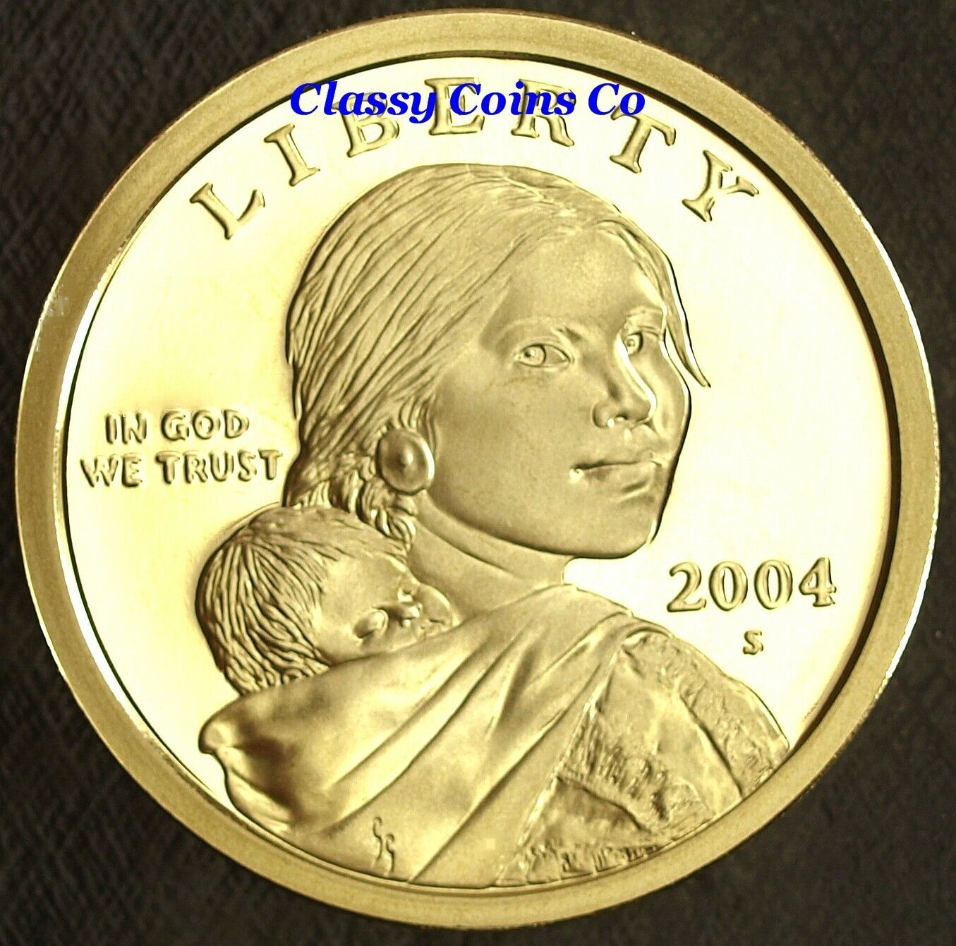 2004 S Proof Sacagawea Dollar ☆☆ Ultra Cameo ☆☆ Fresh From Proof Set