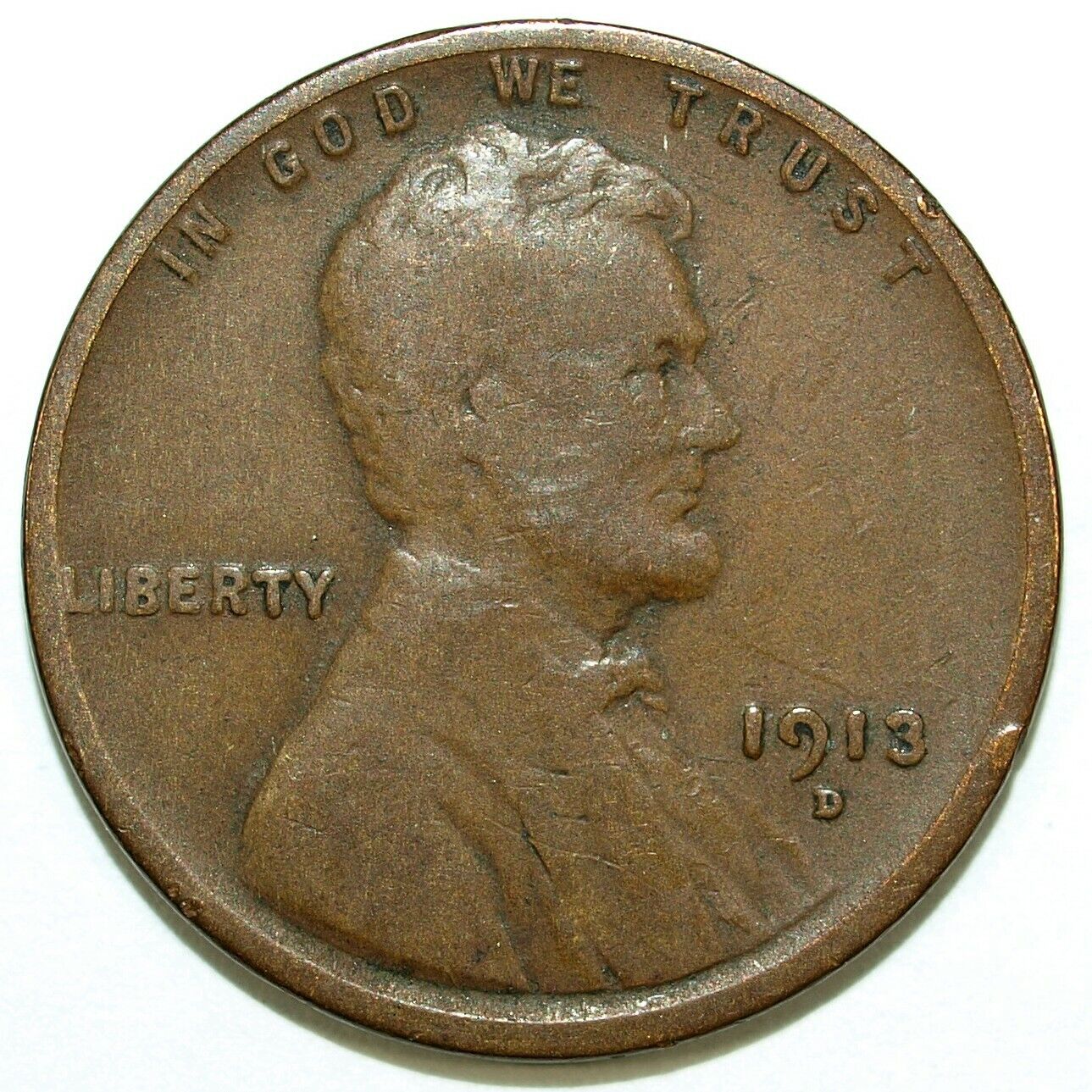 1913 D Lincoln Cent ☆☆ Circulated ☆☆ Great Set Filler 361