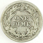 1906 S Barber Silver Dime ☆☆ Circulated ☆☆ Great Set Filler 506