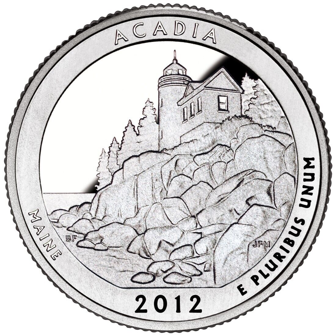 2012 S Maine Acadia Clad Proof Quarter ☆☆ National Parks ATB ☆☆