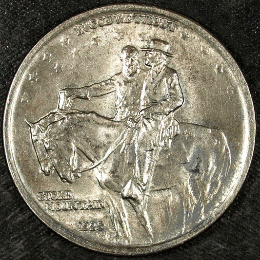 1925 Stone Mountain Commemorative Silver Half Dollar ☆☆ Toned Uncirculated 408
