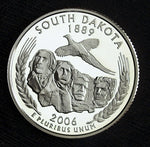 2006 S South Dakota State Clad Proof Washington Quarter ☆☆ Great For Sets ☆☆