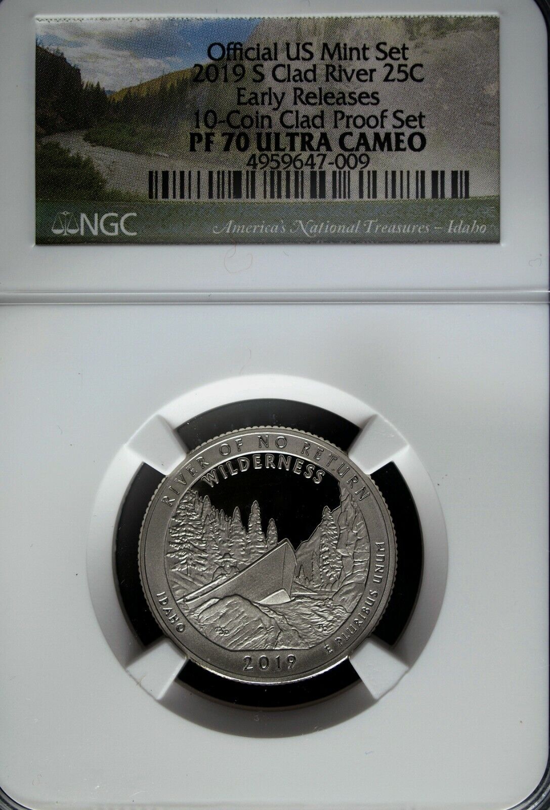 2019 S NGC Proof 70 UCAM Clad Frank River Church ATB Quarter ☆☆ Early Release