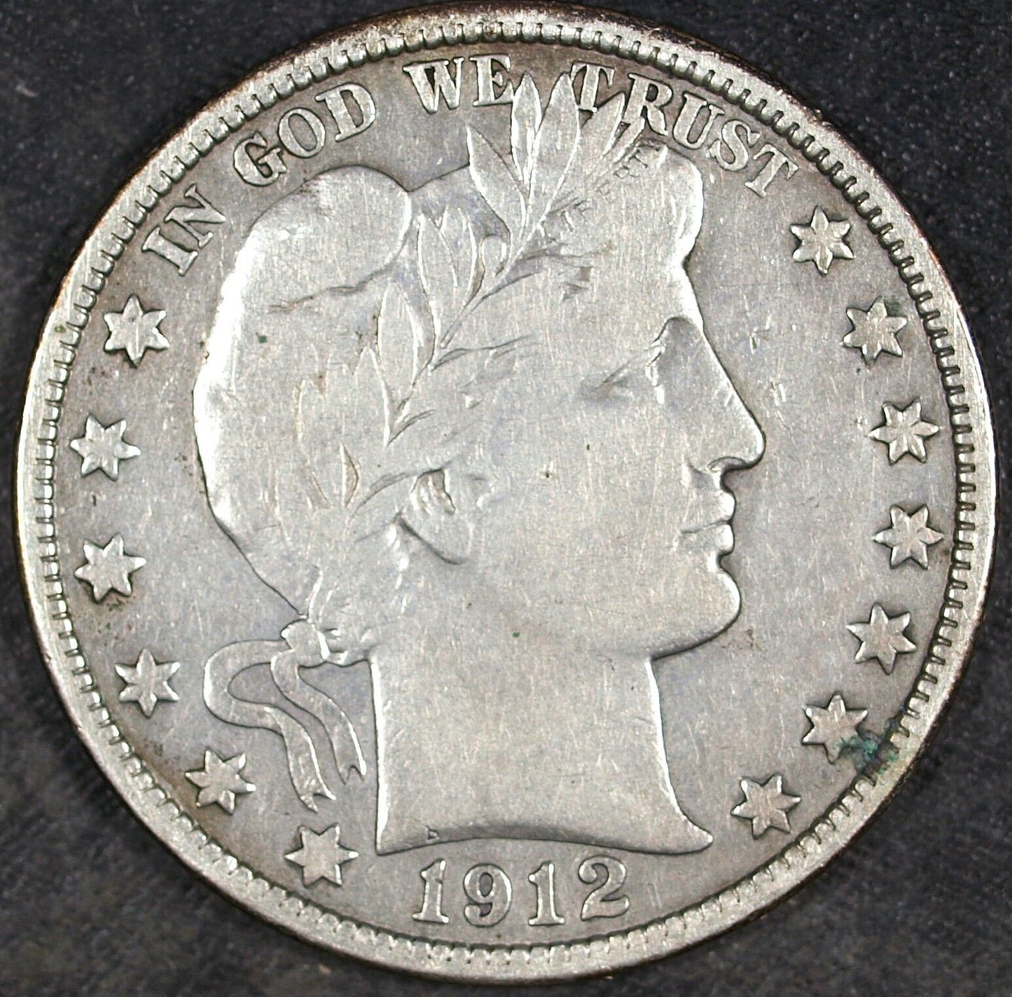 1912 D Barber Silver Half Dollar ☆☆ Circulated ☆☆ Great For Sets 511