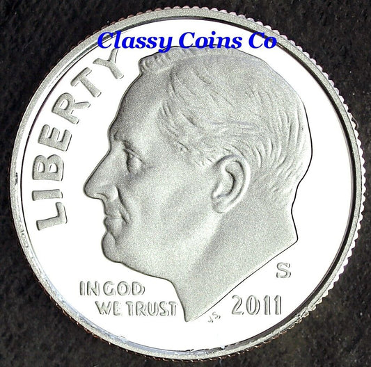 2011 S Silver Proof Roosevelt Dime ☆☆ Great For Sets ☆☆ From Proof Set